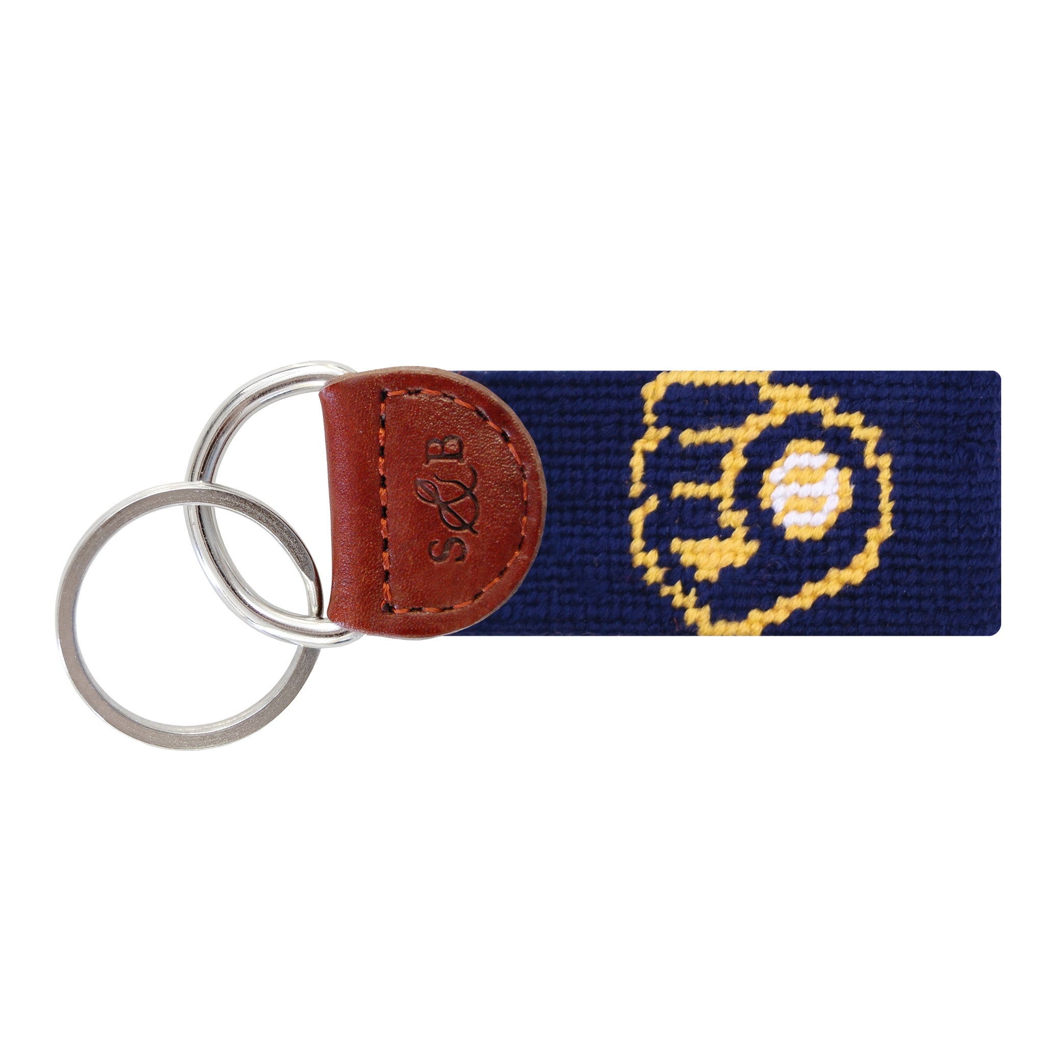 Smathers and Branson MilwaukeeBrewers Dark Navy Key Fob