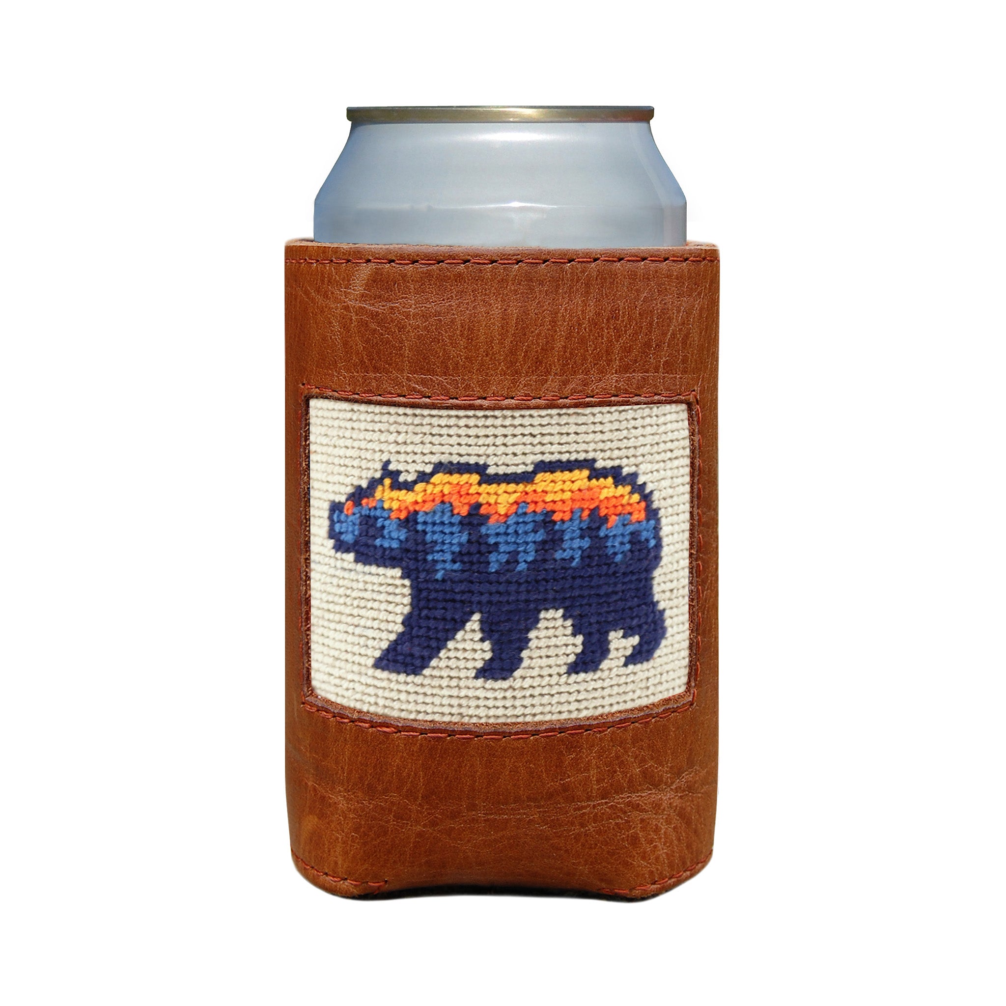 Mountain Bear Can Cooler (Light Khaki)