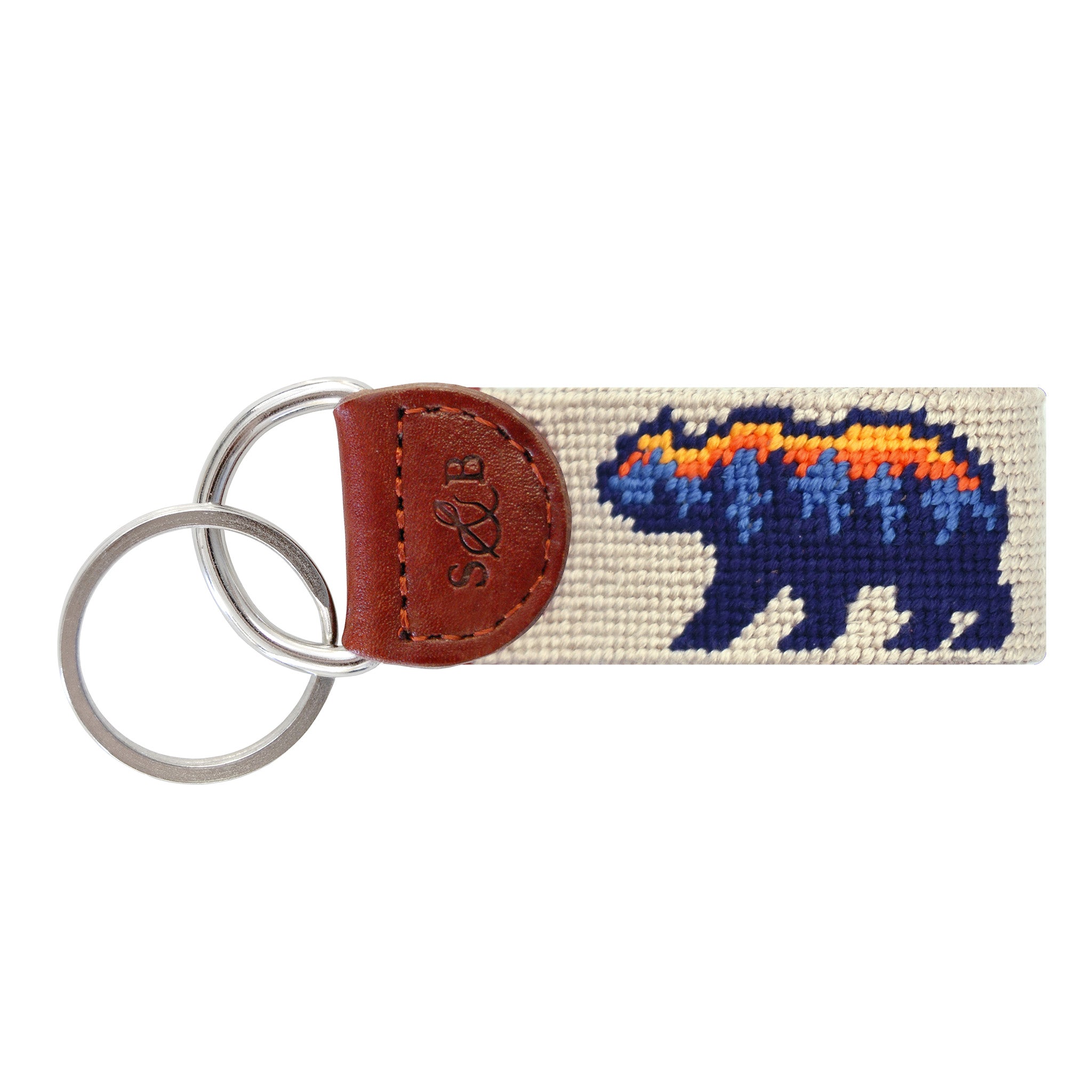Mountain Bear Key Fob (Light Khaki)