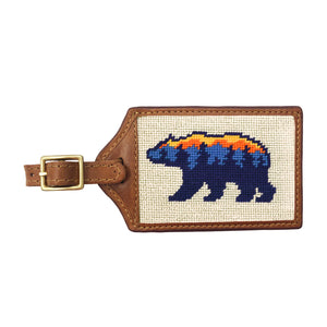 Mountain Bear Luggage Tag (Light Khaki)