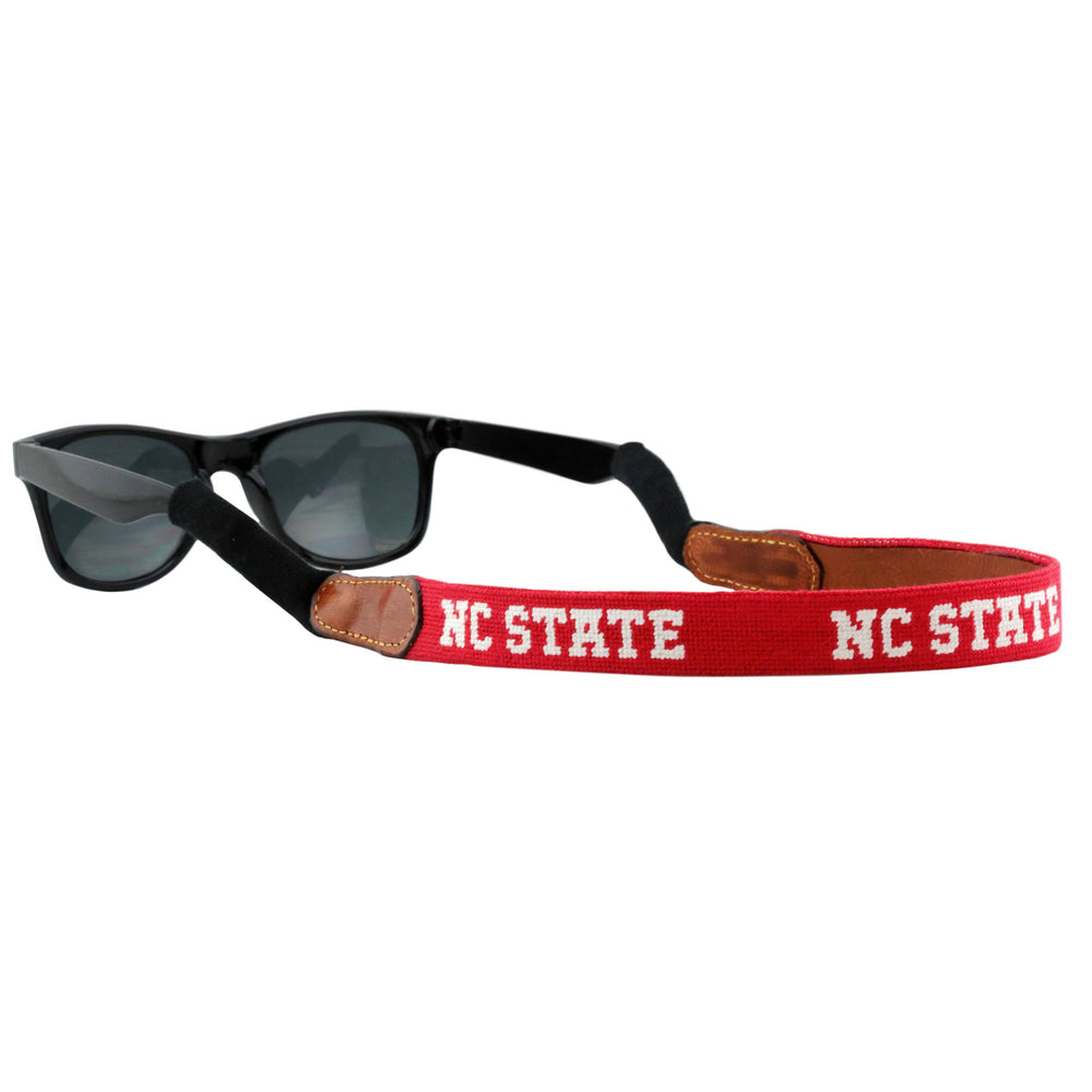 NC State Word Mark Sunglass Strap (Red)