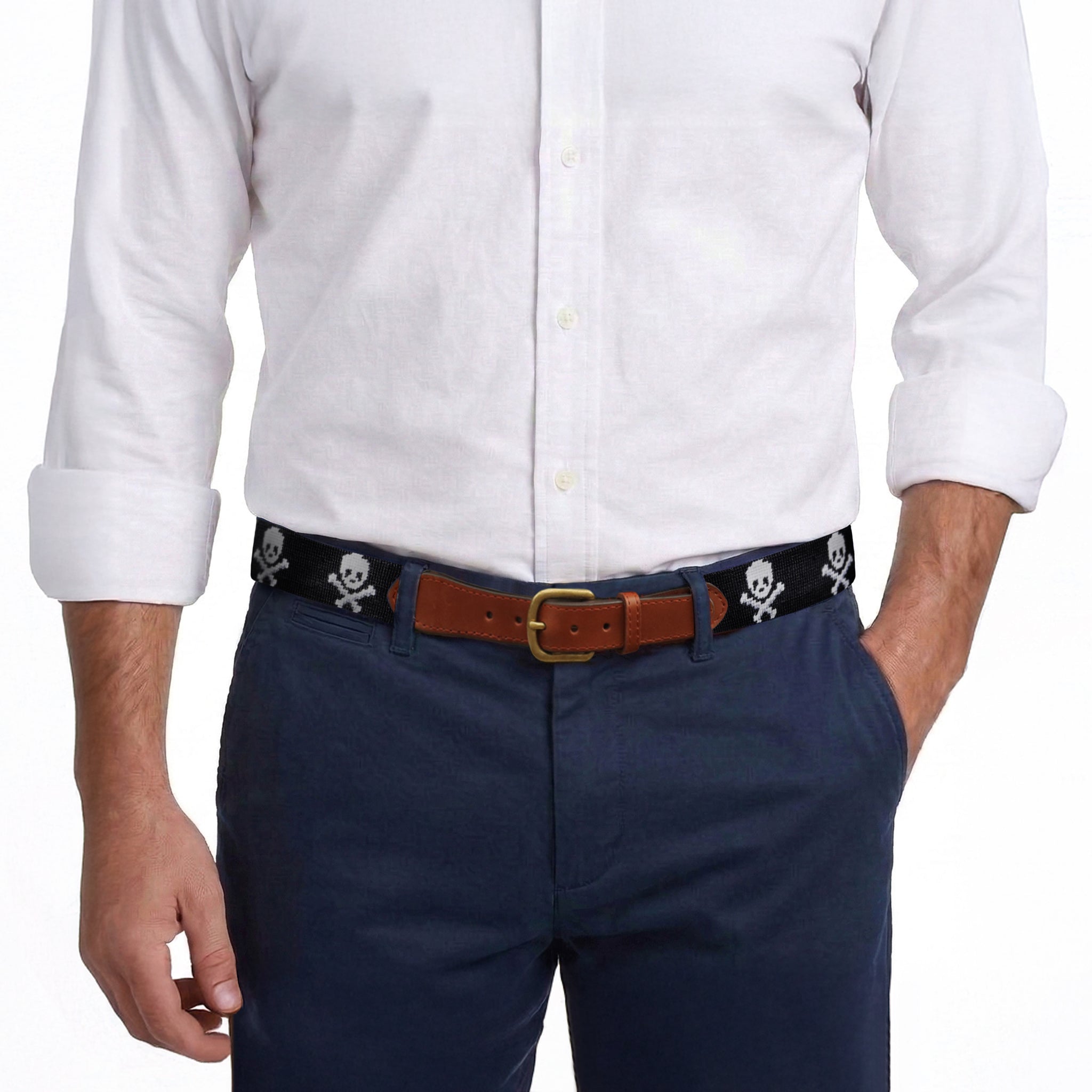 Jolly Roger Belt (Black)