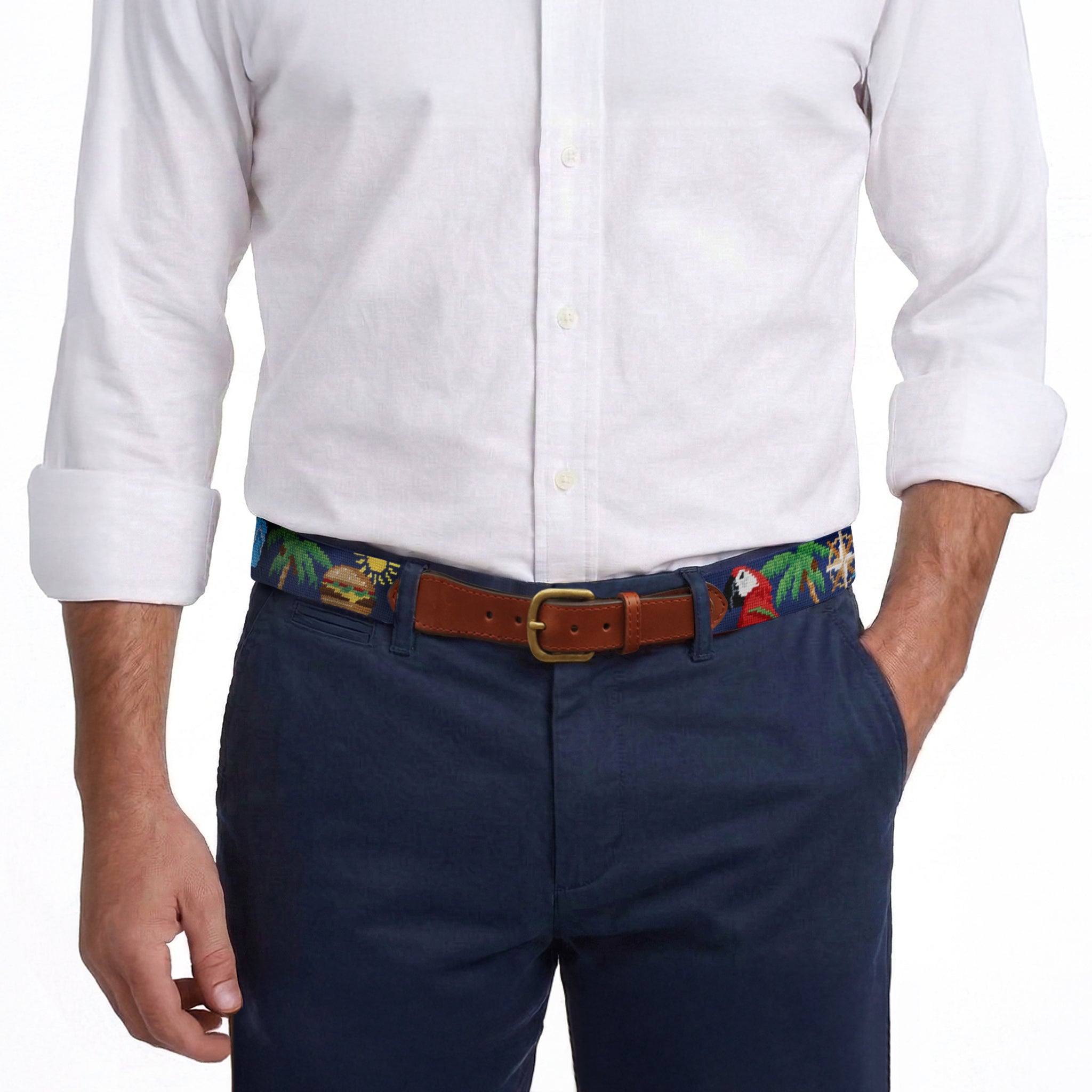 Margaritaville Belt (Classic Navy) – Smathers & Branson