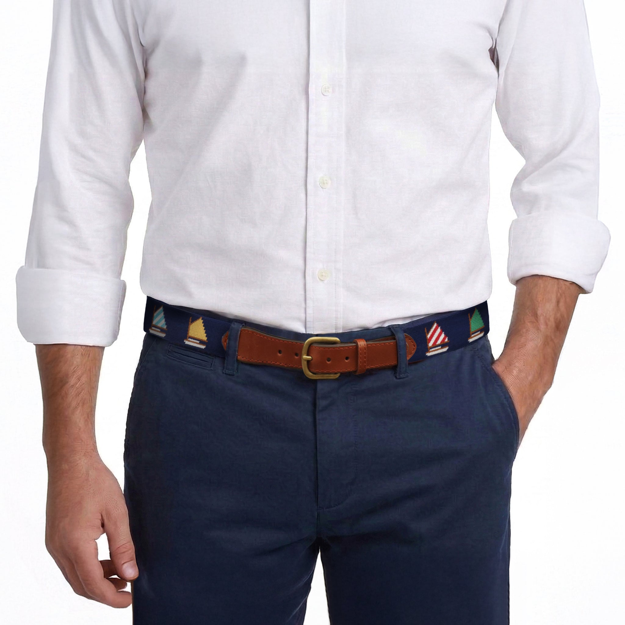 Rainbow Fleet Belt (Dark Navy)