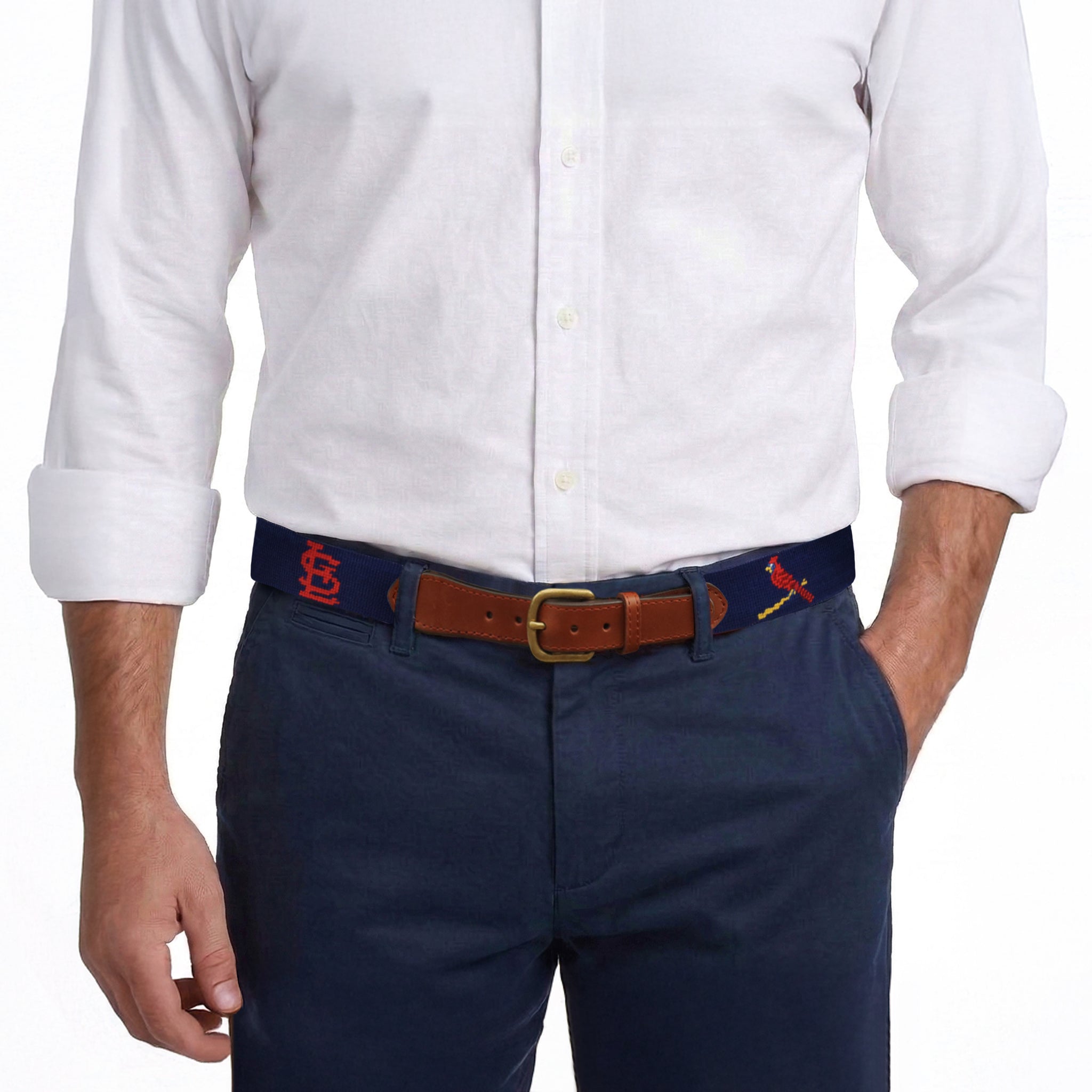 St. Louis Cardinals Belt (Dark Navy)