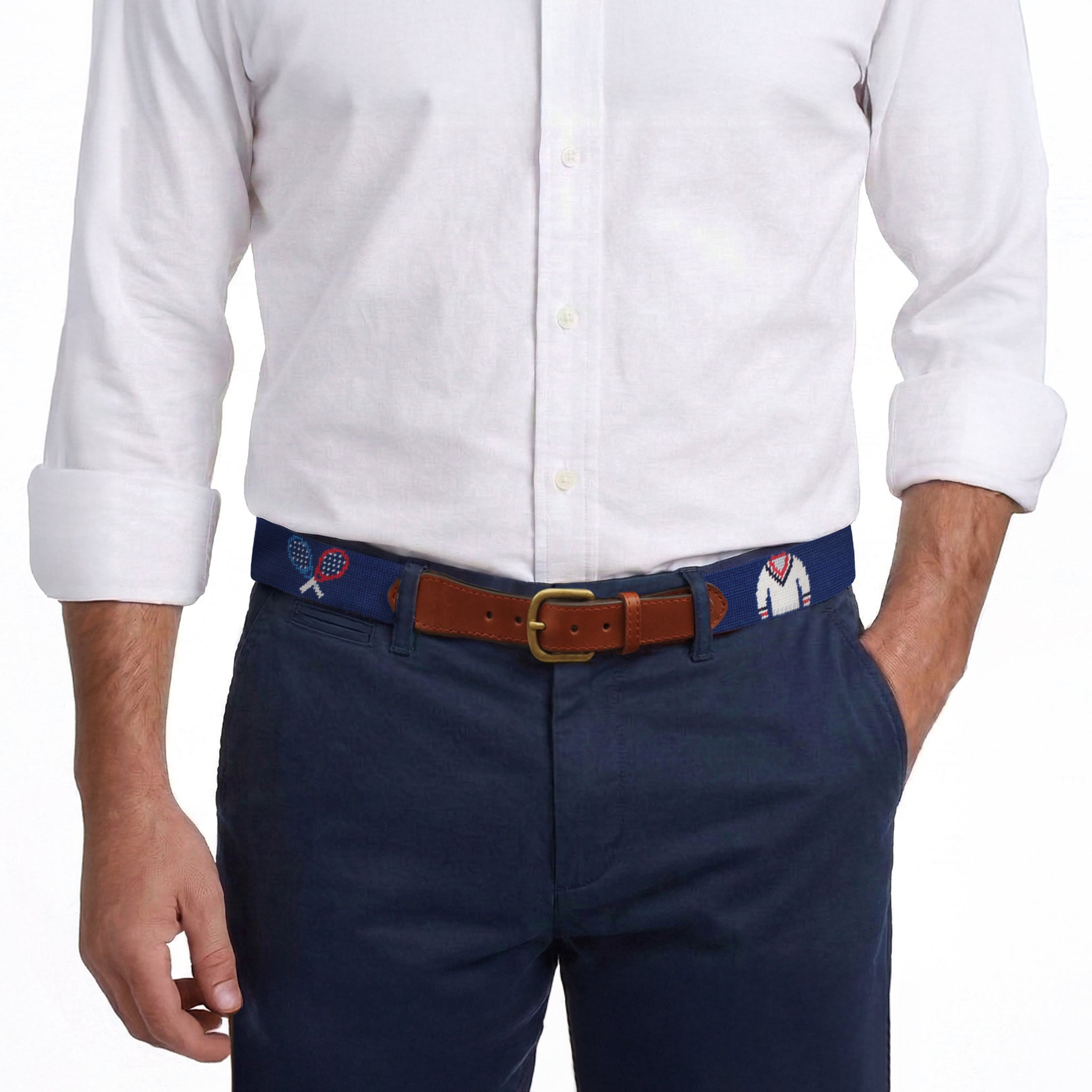 Tennis Life Belt (Classic Navy) – Smathers & Branson