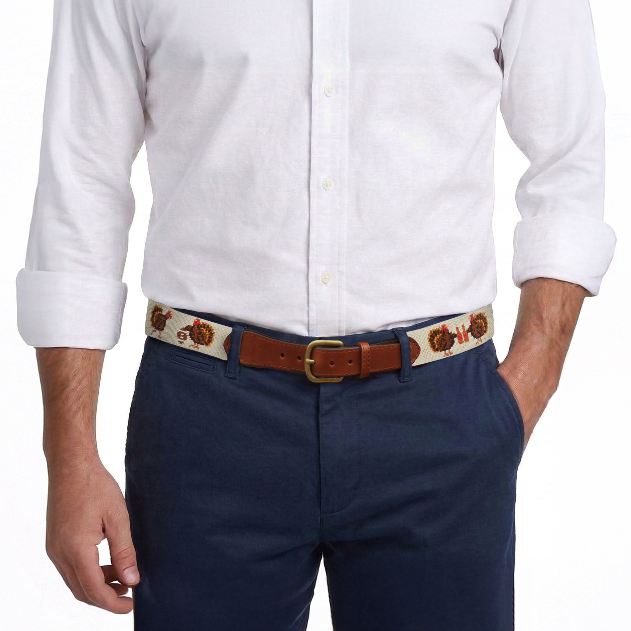 Turkey Day Belt (Light Khaki) – Smathers & Branson