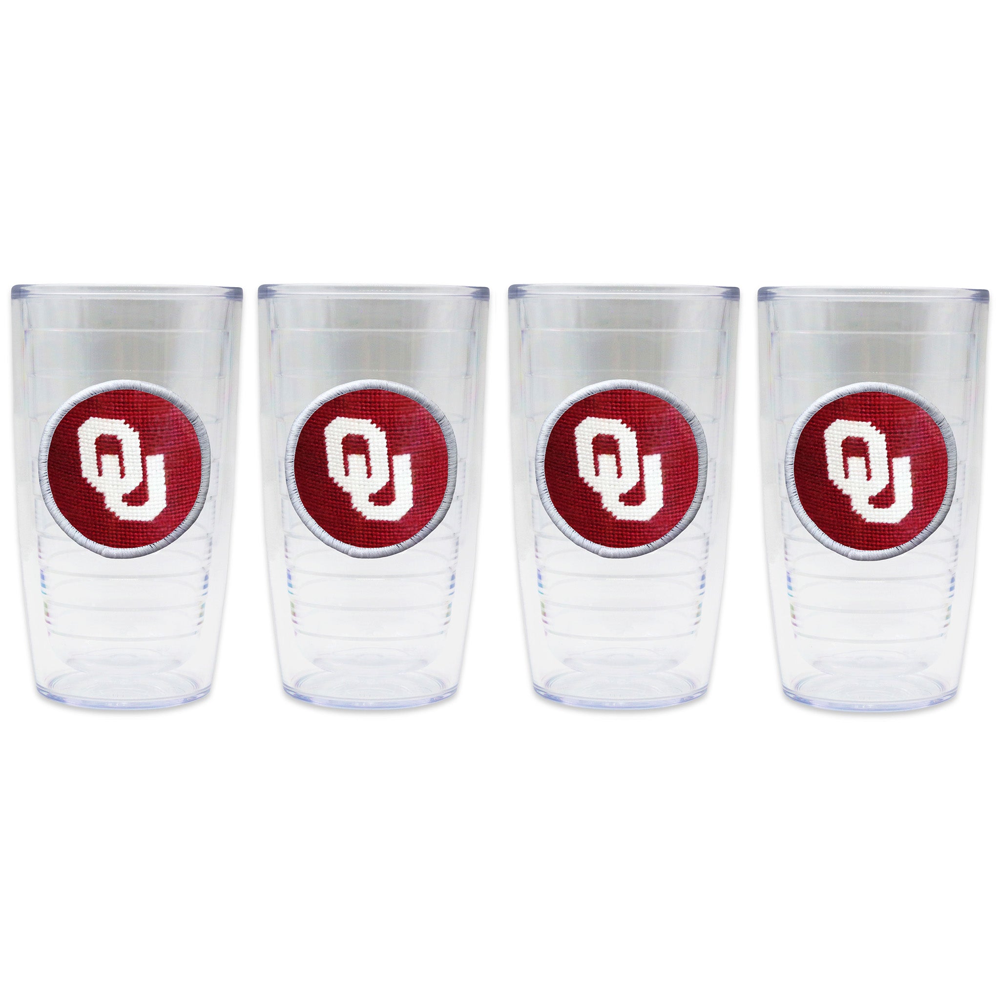 Oklahoma Tervis Tumbler (Garnet) (White Edge)