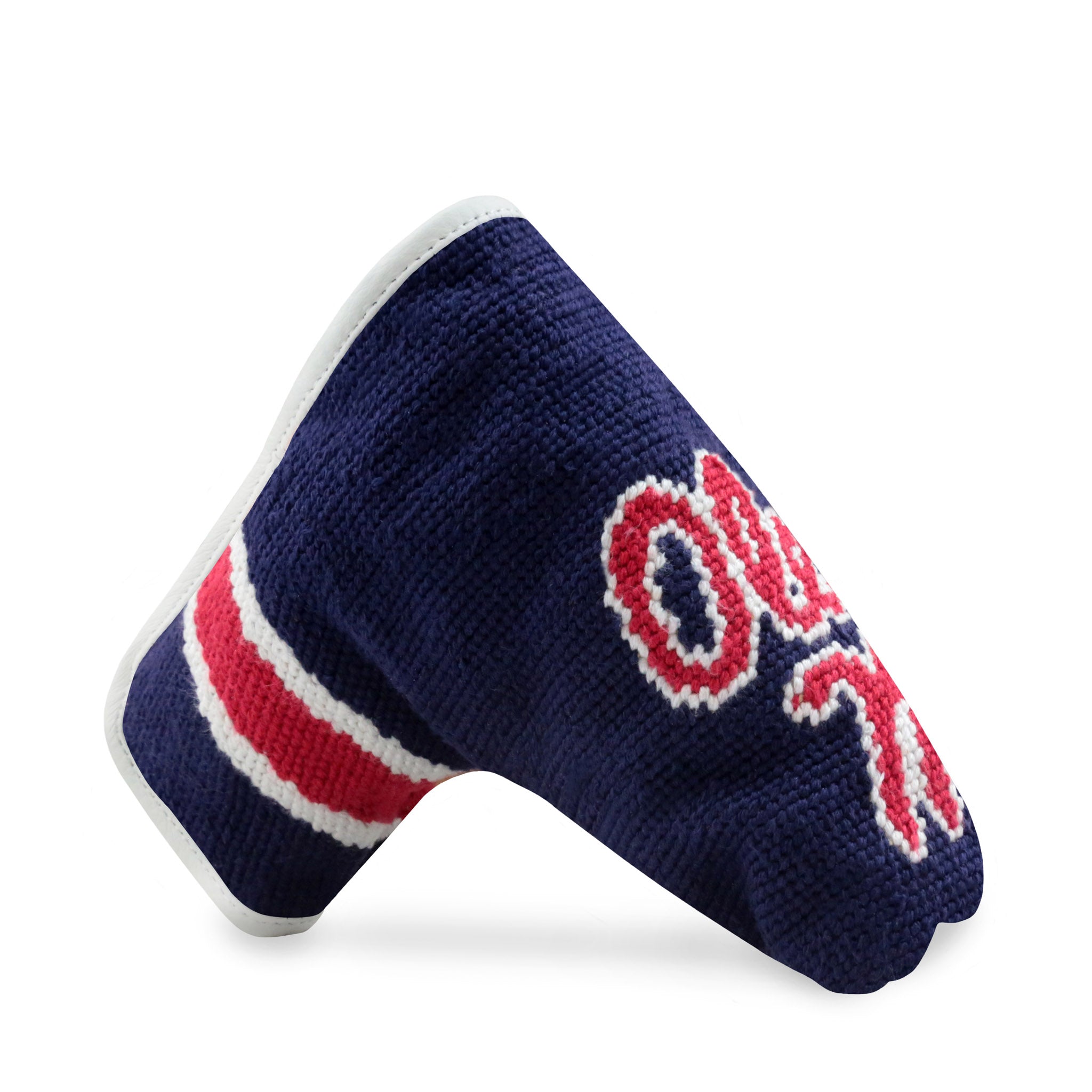 Mississippi Putter Headcover (Dark Navy - White-Red Multi Stripes)