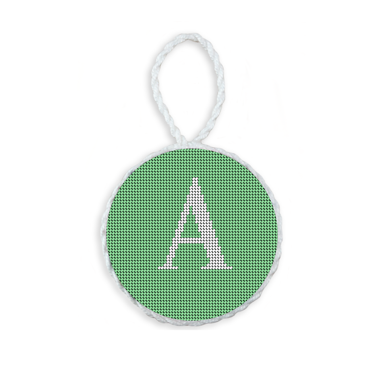 Letter with Date Ornament - Mint