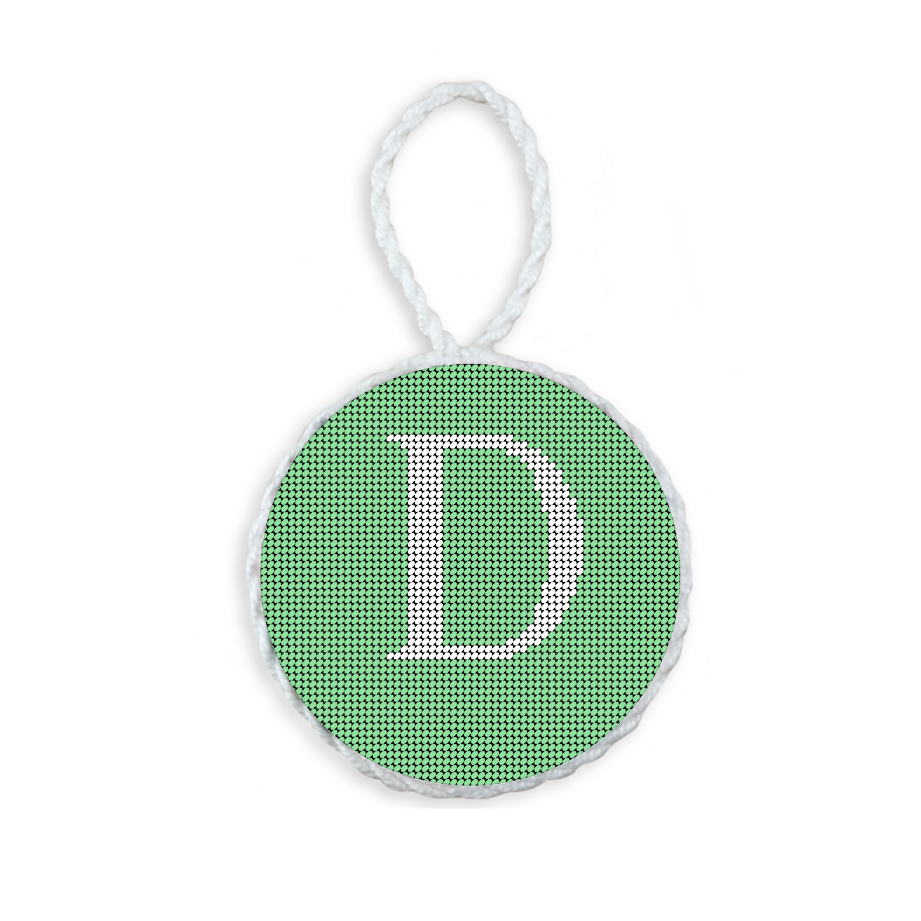 Letter with Date Ornament - Mint