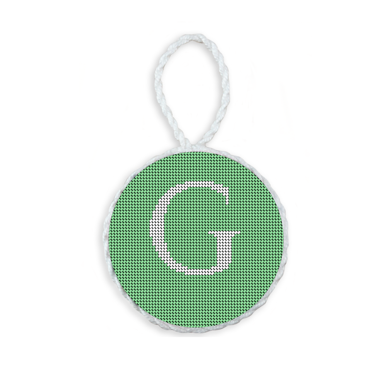 Letter with Date Ornament - Mint