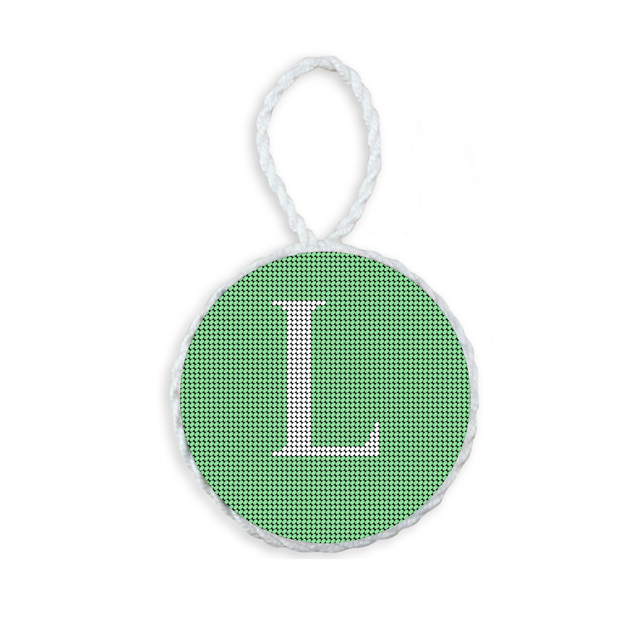 Letter with Date Ornament - Mint