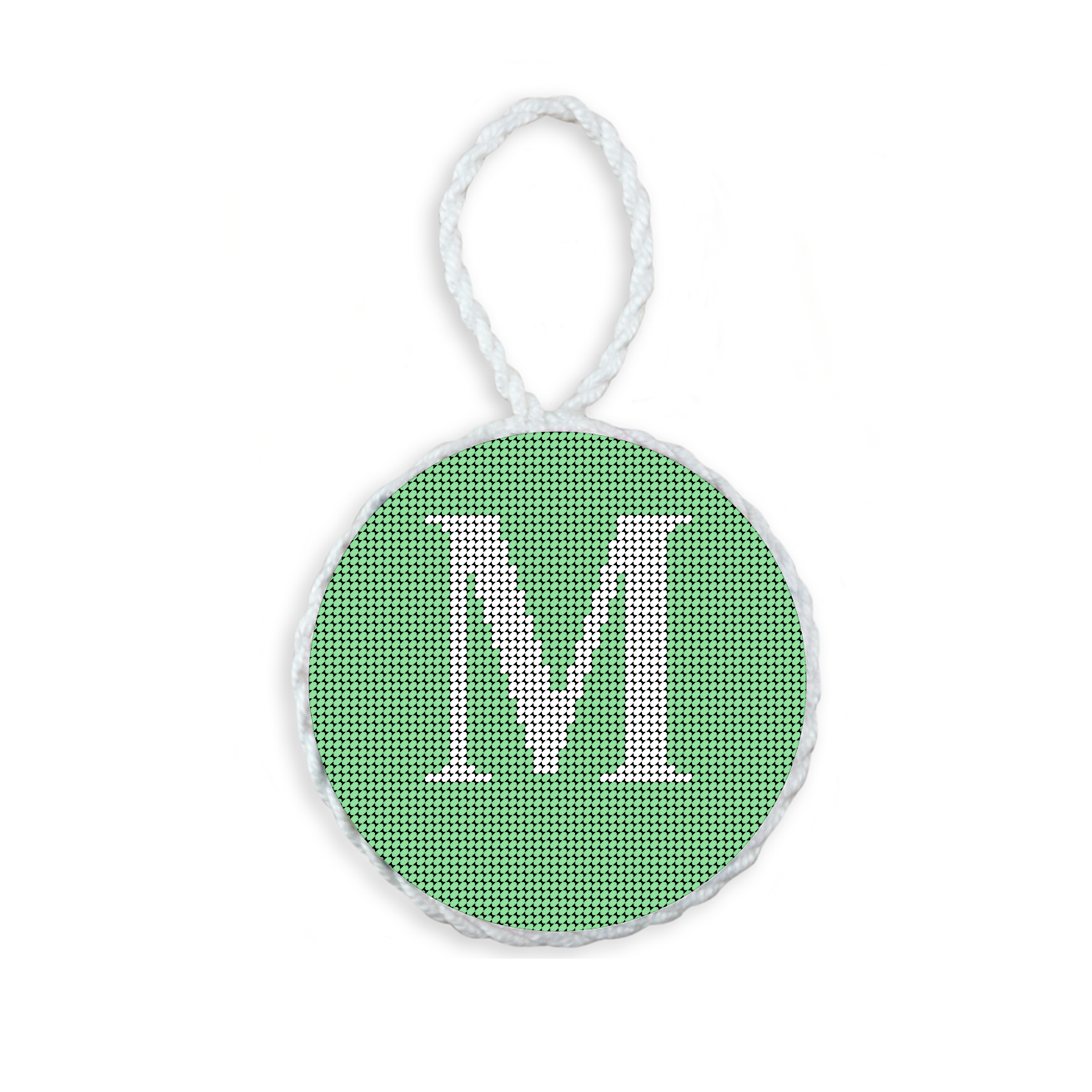 Letter with Date Ornament - Mint