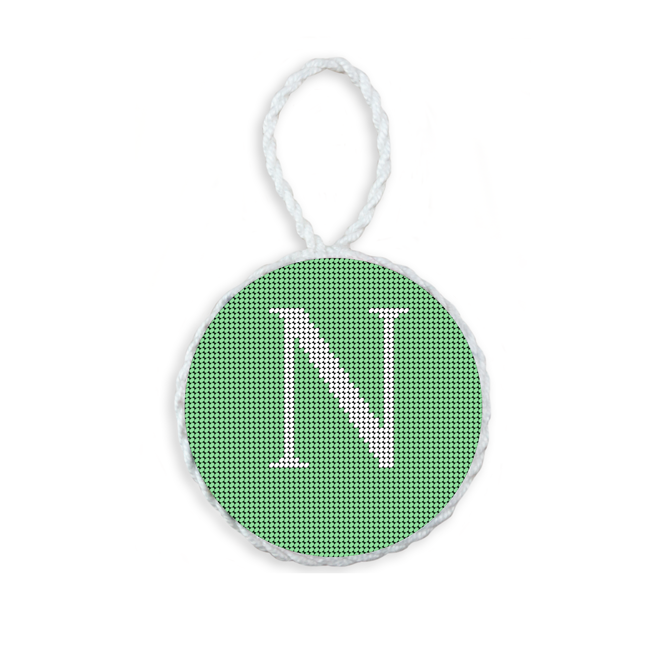 Letter with Date Ornament - Mint