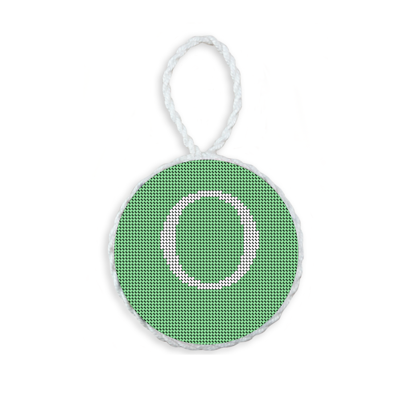 Letter with Date Ornament - Mint