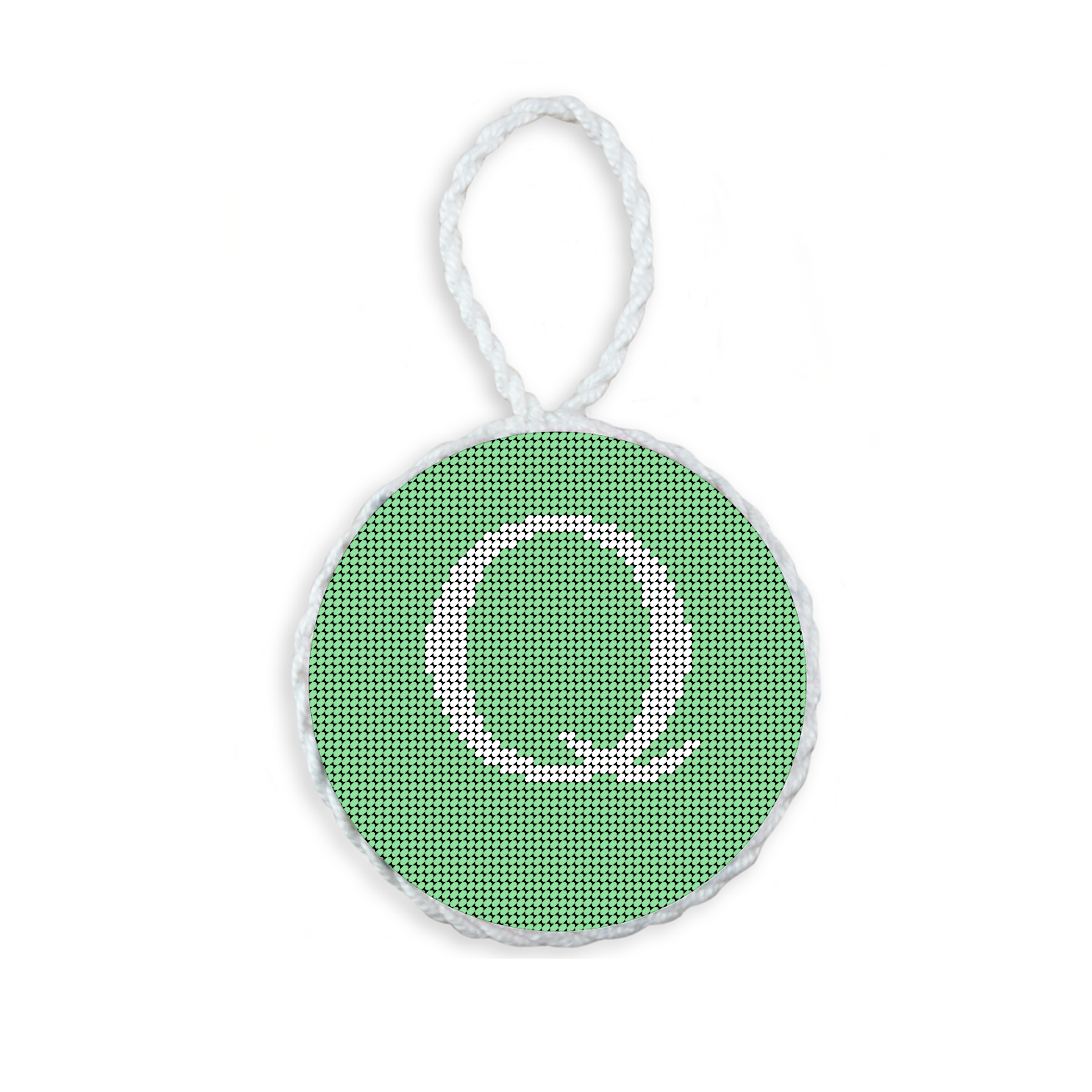 Letter with Date Ornament - Mint