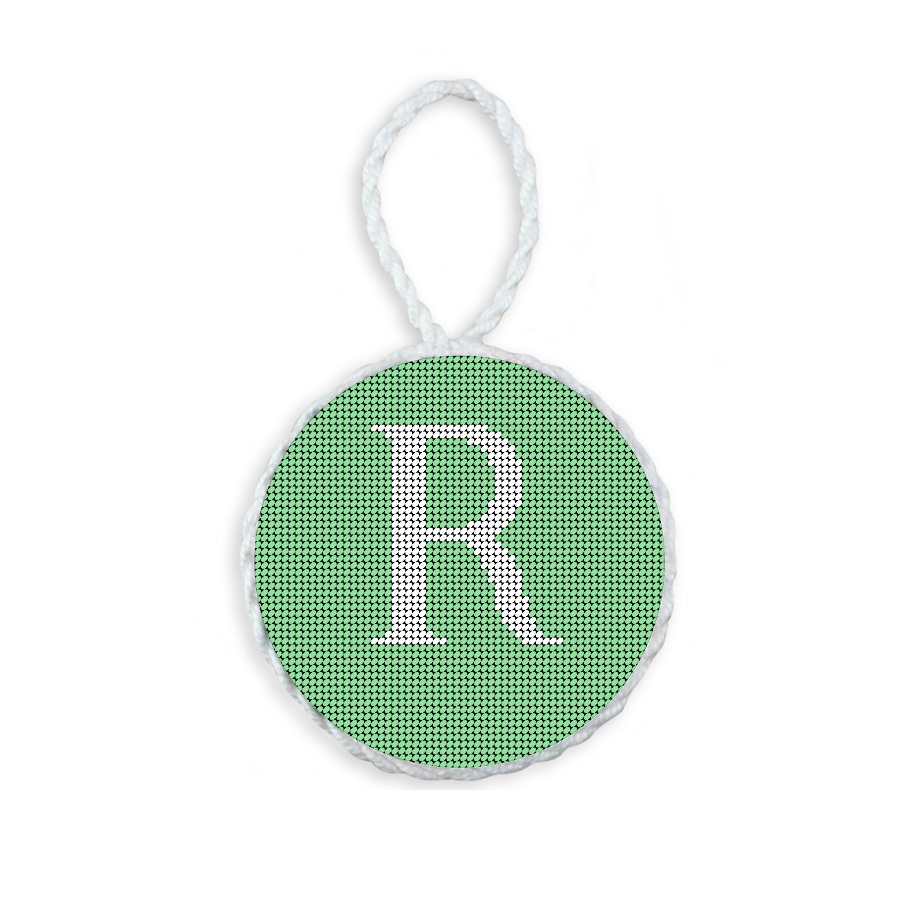 Letter with Date Ornament - Mint