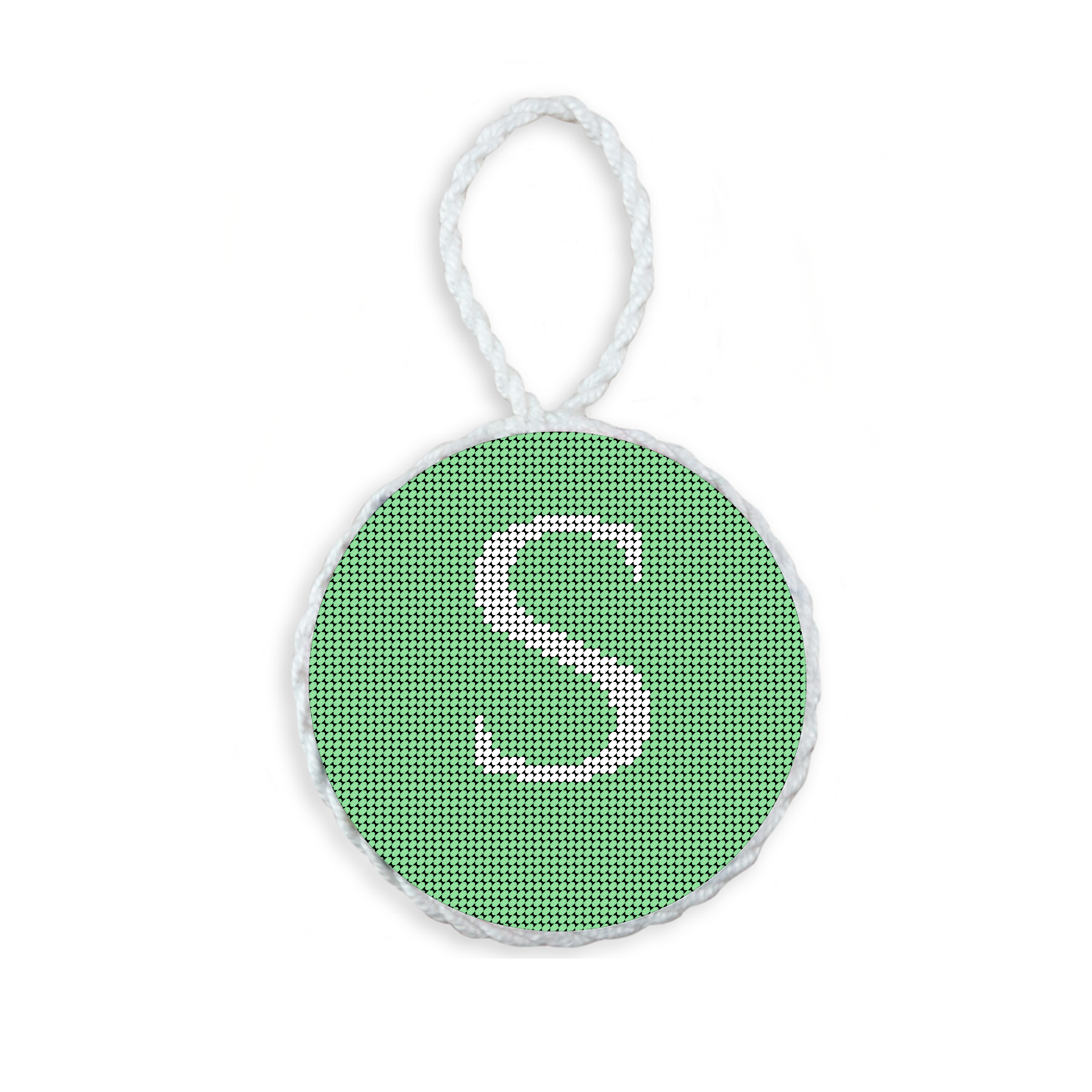 Letter with Date Ornament - Mint