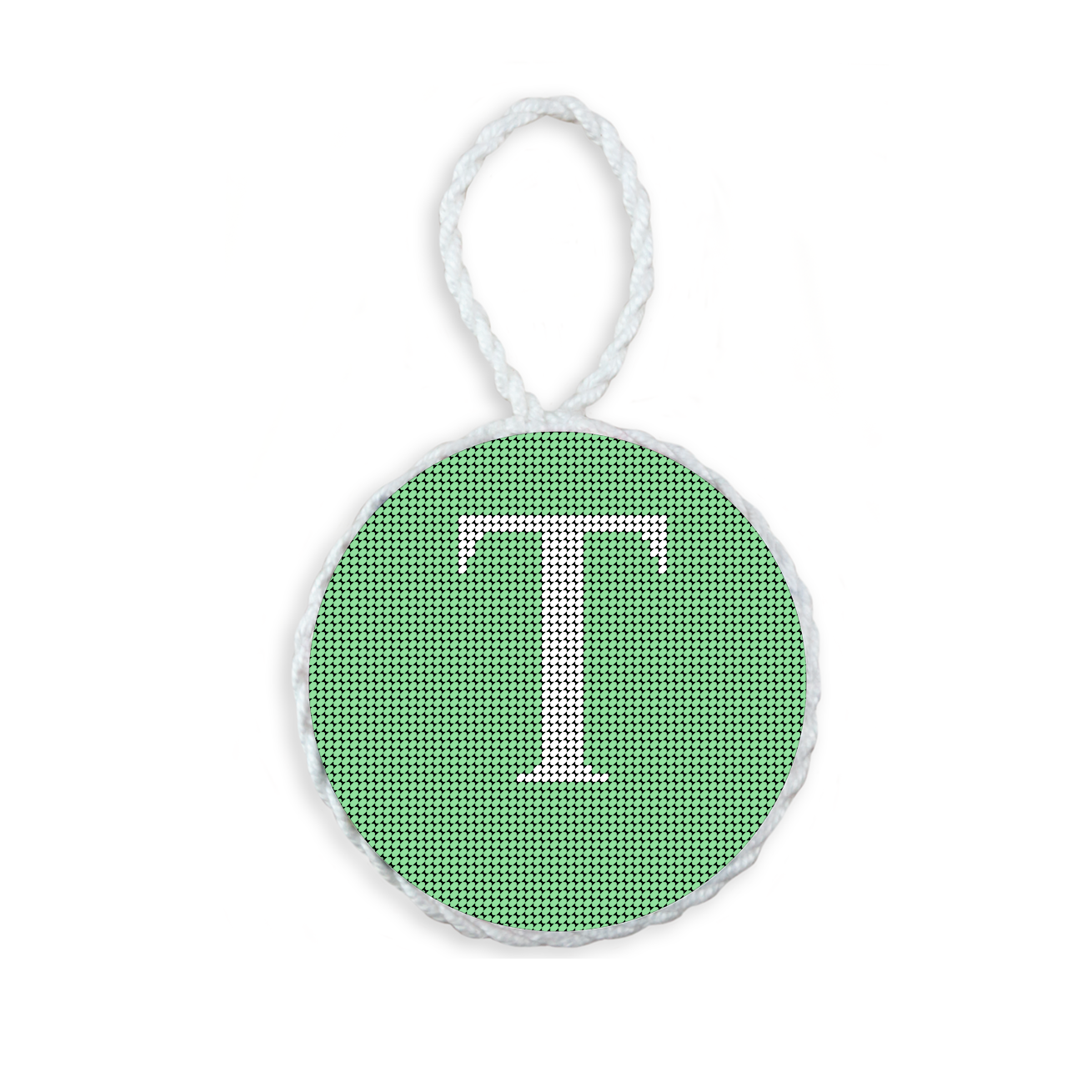 Letter with Date Ornament - Mint