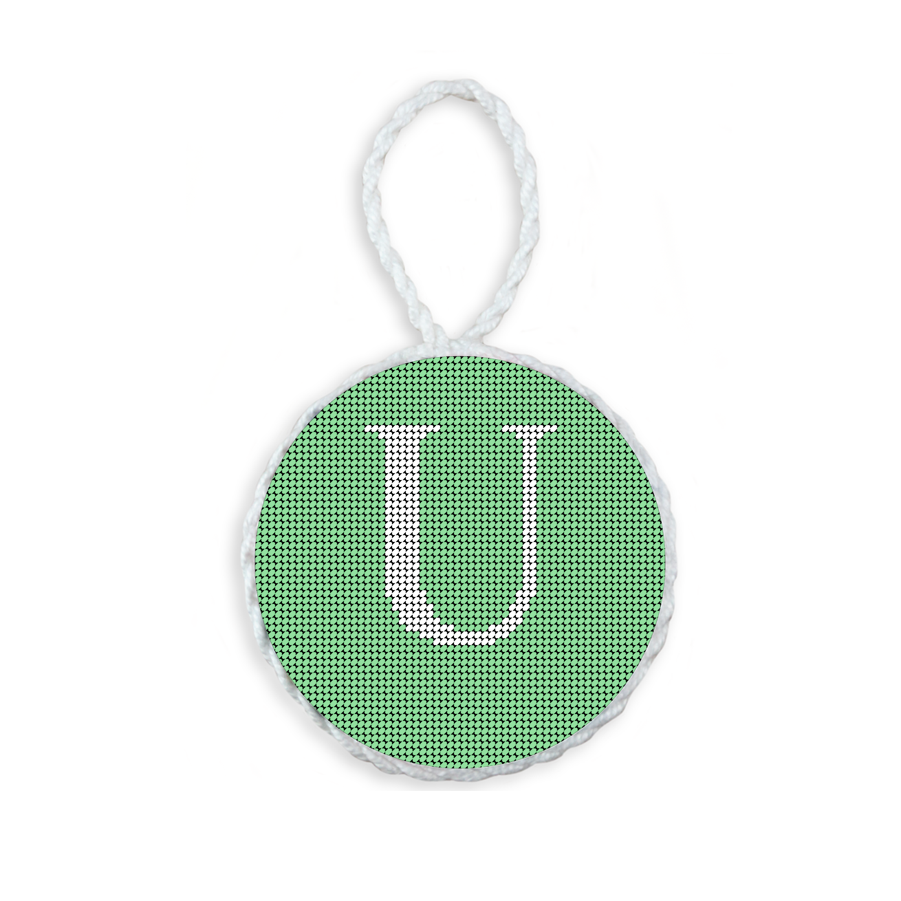 Letter with Date Ornament - Mint