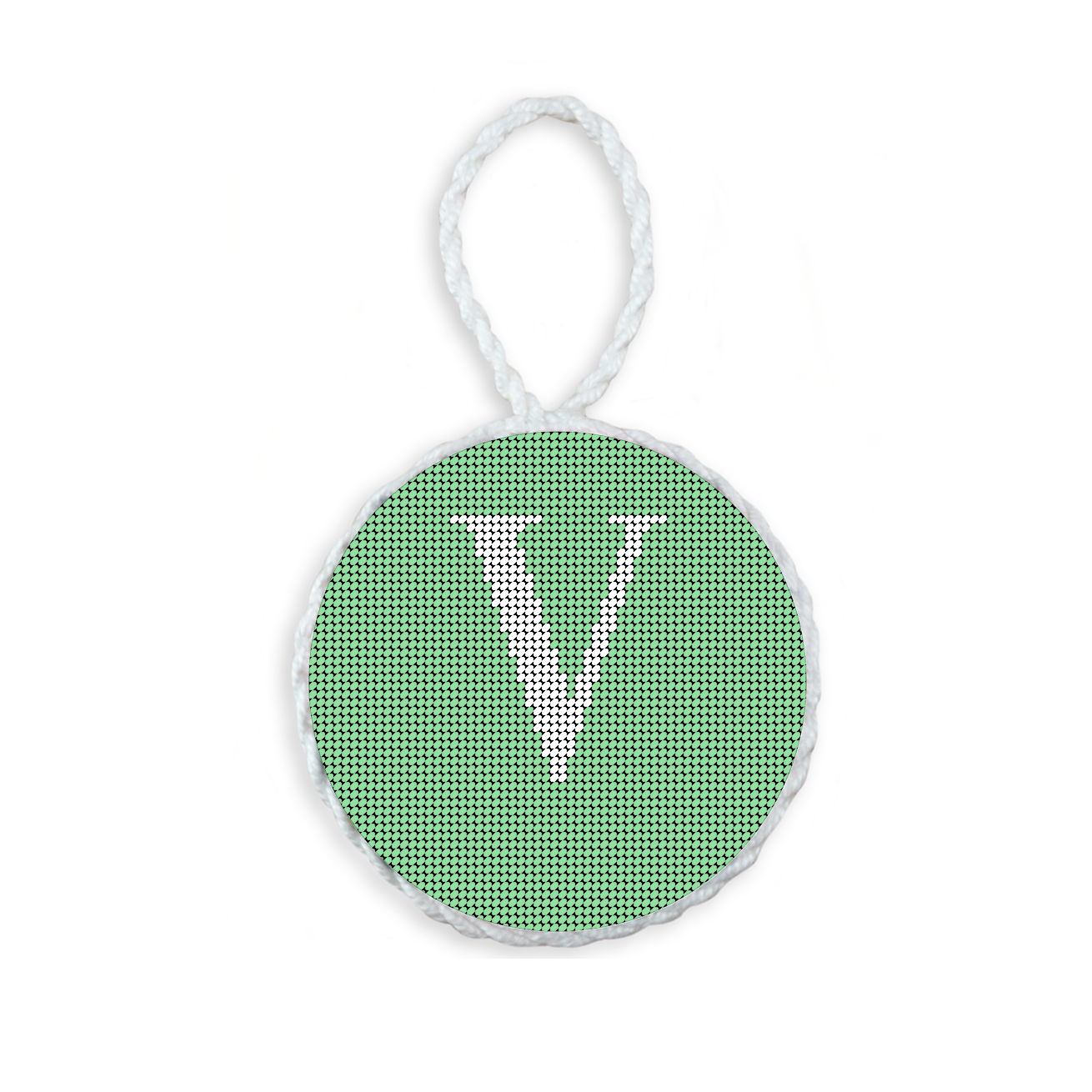 Letter with Date Ornament - Mint