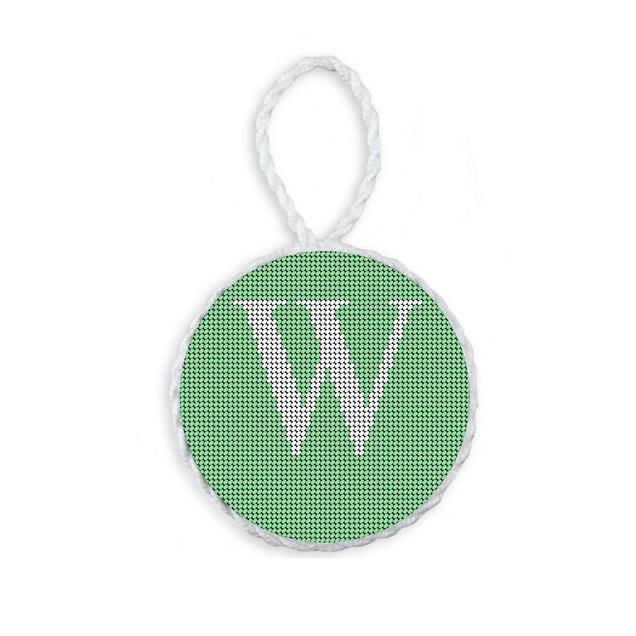 Letter with Date Ornament - Mint