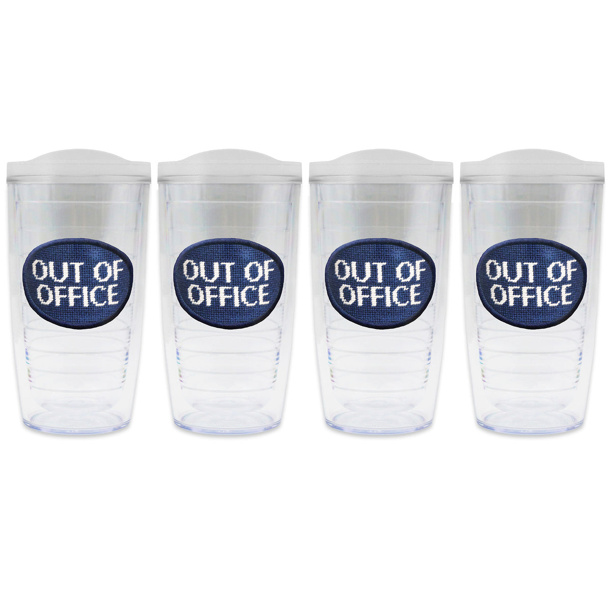 Out of Office Memo Tumbler Set with Lids