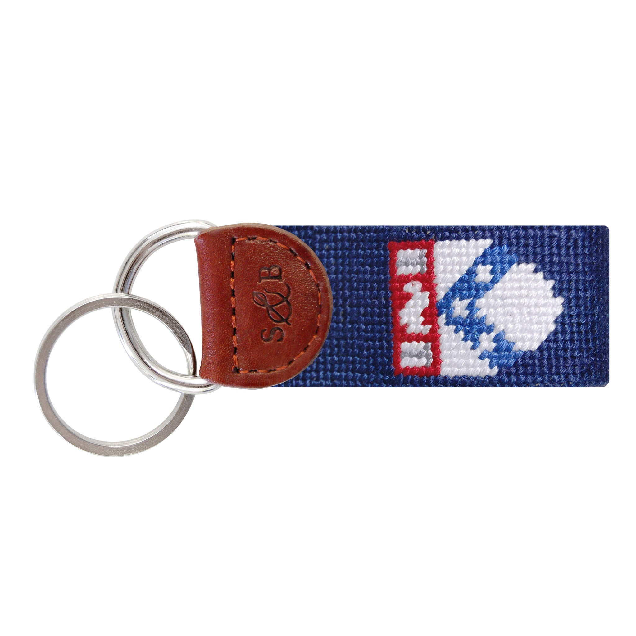 美品　キーチェーン　ウォートン　ペン大　Wharton Pennsylvania University of Pennsylvania Key Fob – Smathers & Branson
