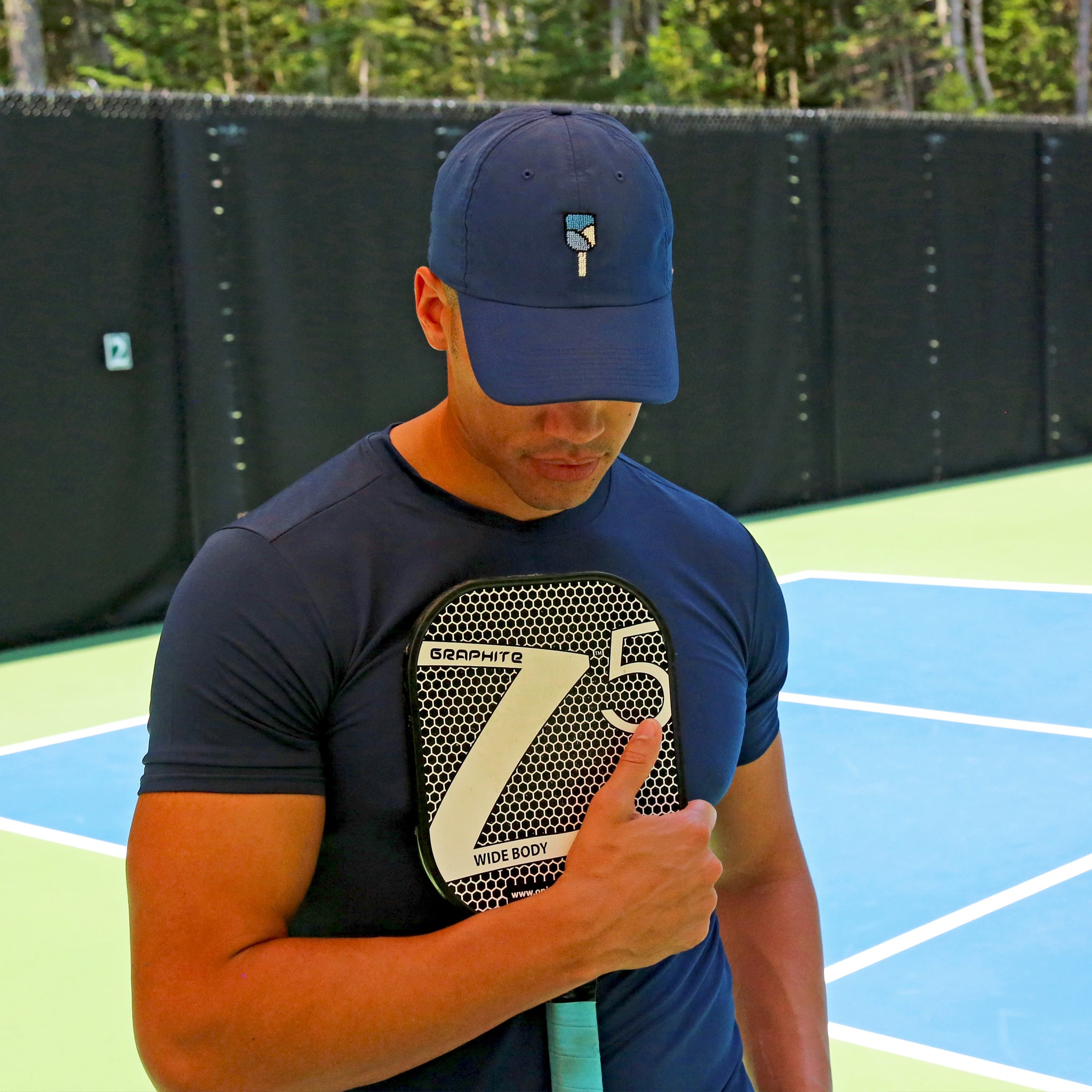 Pickleball Paddle Performance Hat (Navy)