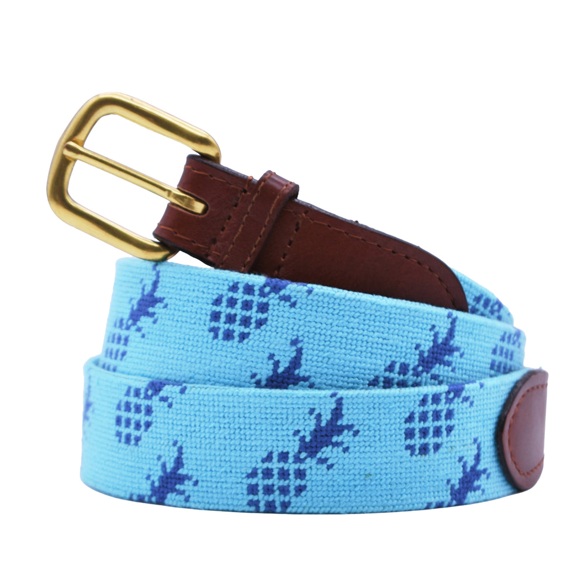 Pineapples Belt (Aqua) (Final Sale)