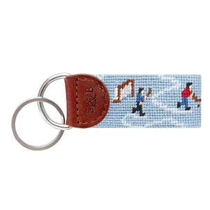 Pond Hockey Key Fob