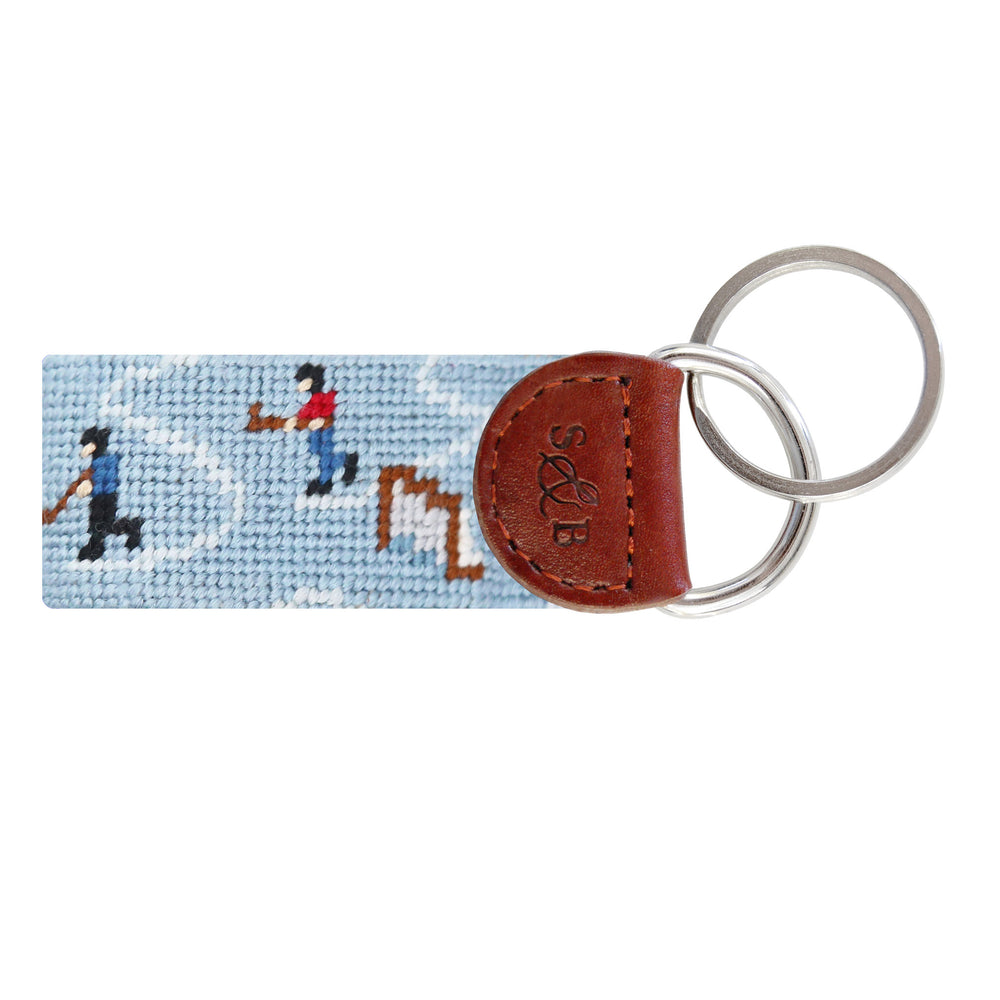 Pond Hockey Key Fob