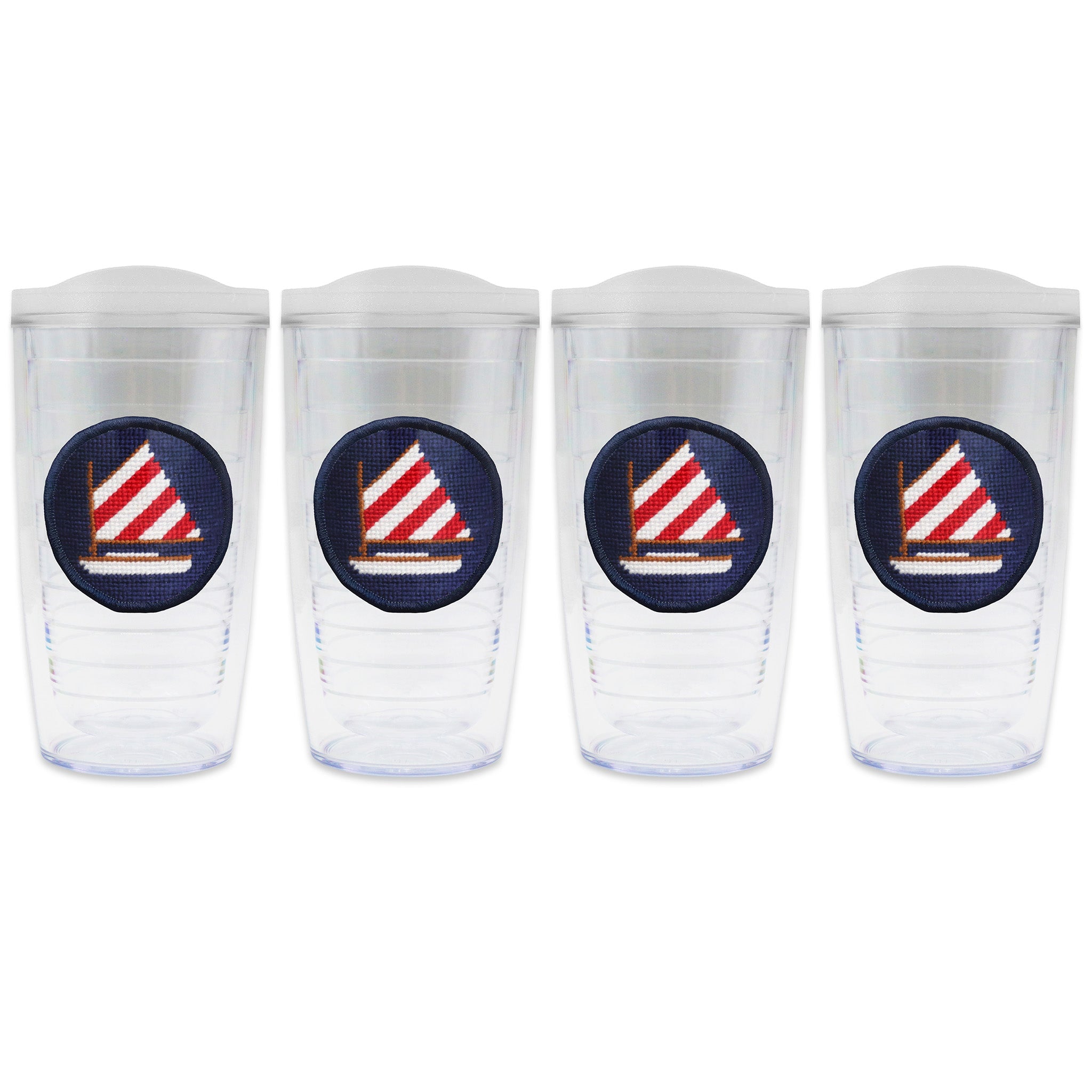 Rainbow Fleet Tumbler Set with Lids