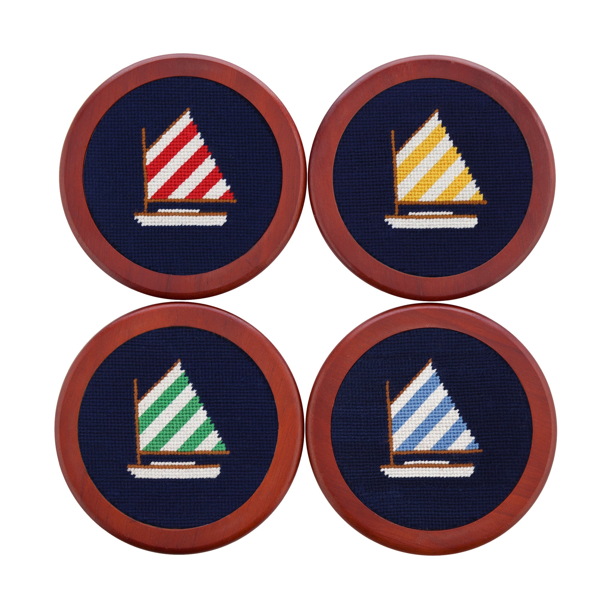 Rainbow Fleet Coasters (Dark Navy)