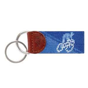 Retro Cyclist Key Fob