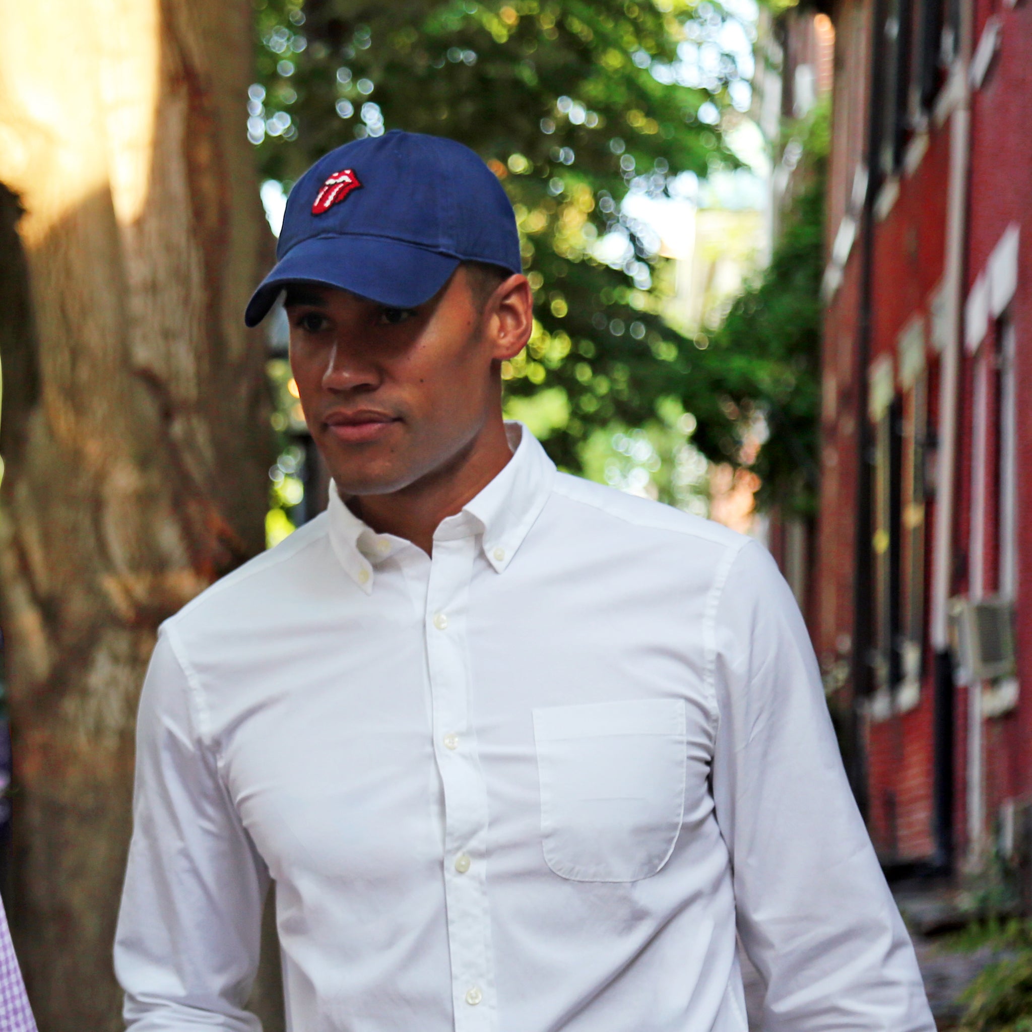 Rolling Stones Hat (Navy)