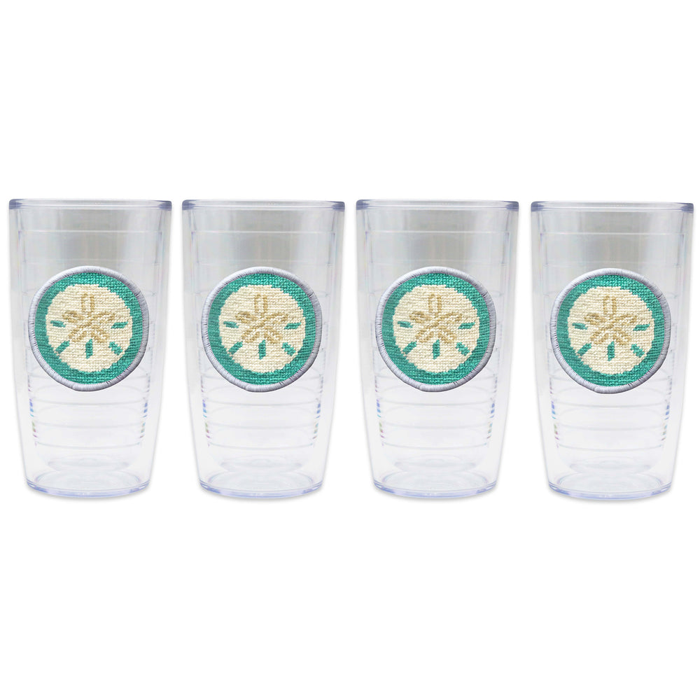 Sand Dollar Tervis Tumbler (Tropical Green) (White Edge)