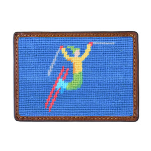 Ski Tricks Card Wallet (Cobalt) (Final Sale)