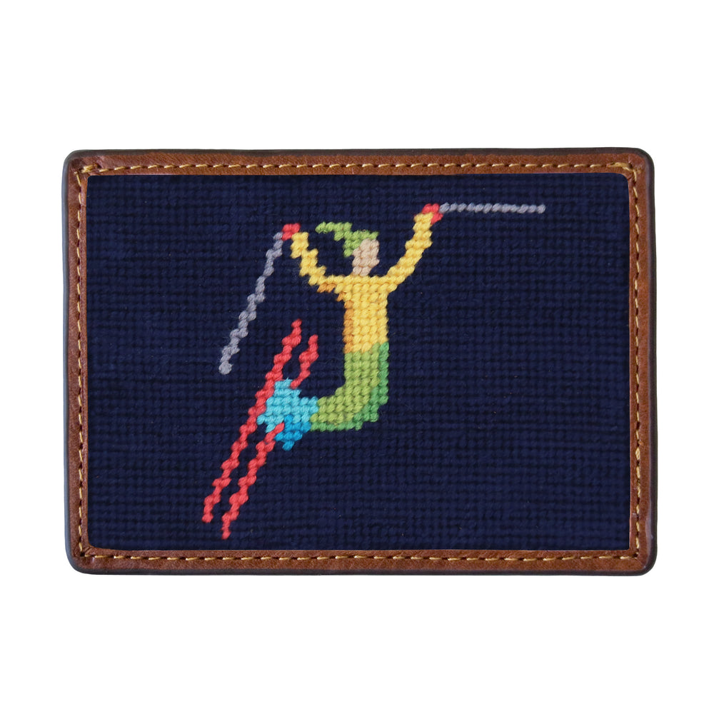 Ski Tricks Card Wallet (Dark Navy)