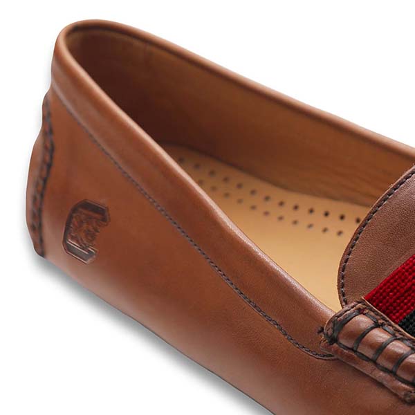 South Carolina Surcingle Driving Shoes (Garnet-Black) (Chestnut