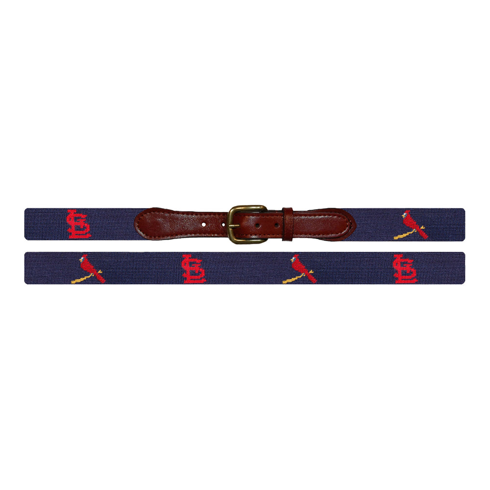 Monogrammed St. Louis Cardinals Belt (Dark Navy)