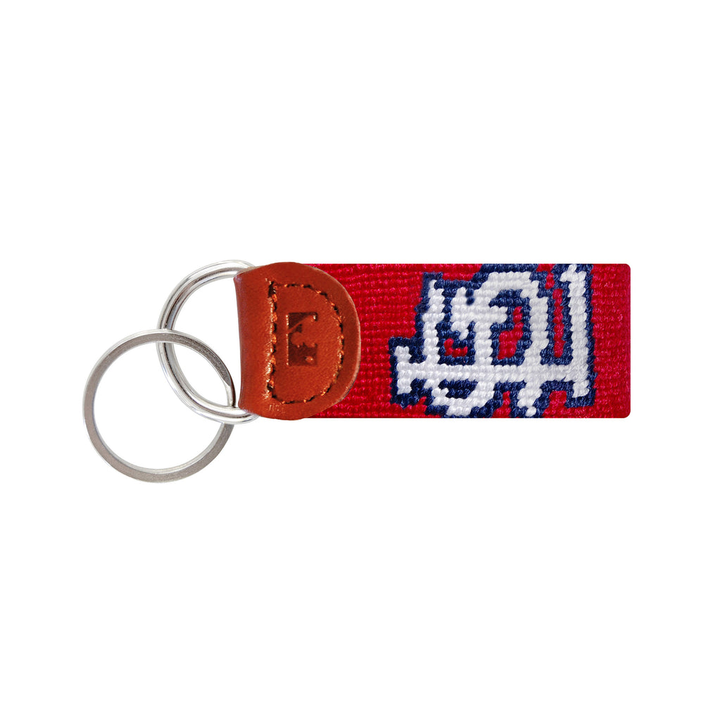 Monogrammed St. Louis Cardinals Key Fob (Red)