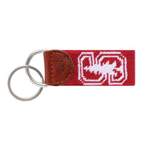 Smathers and Branson Stanford LightGarnet-WhiteTree Key Fob