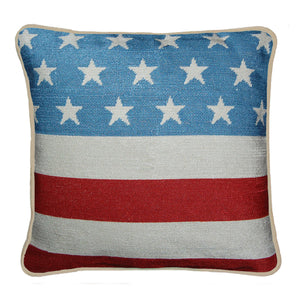 Stars and Stripes Pillow 16x16 (Final Sale)