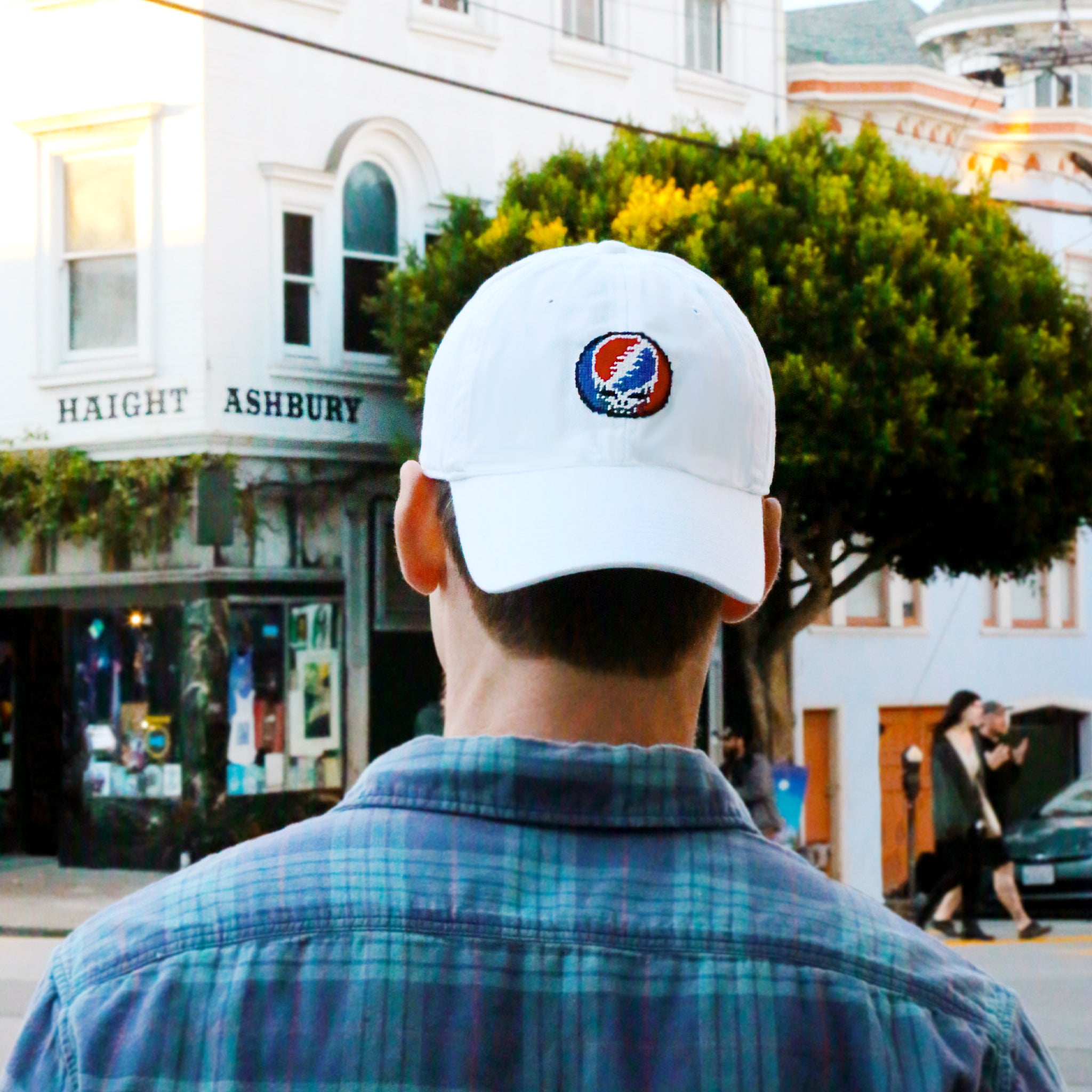 Steal Your Face Performance Hat (White)