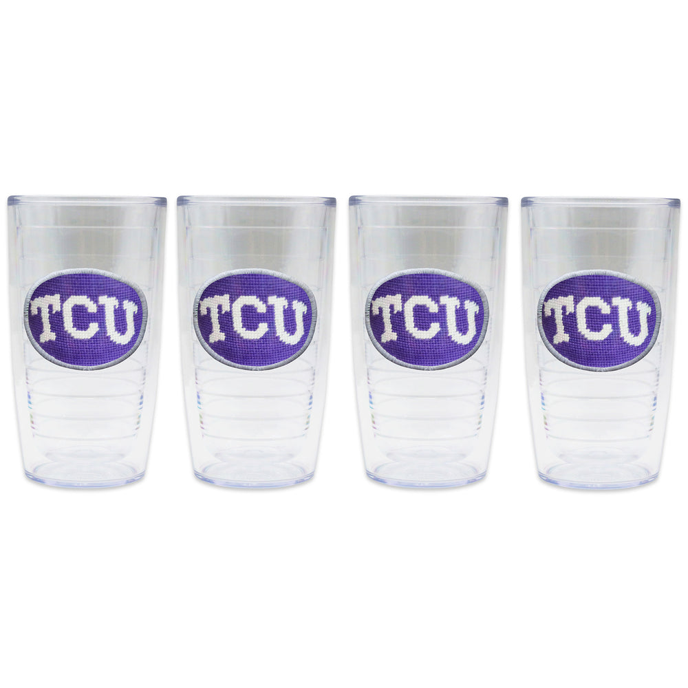 TCU Tervis Tumbler (Purple) (White Edge)