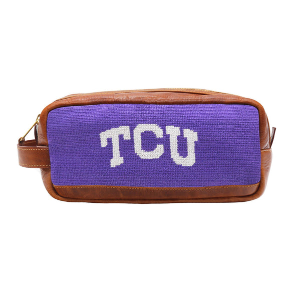 Monogrammed TCU Toiletry Bag (Purple)