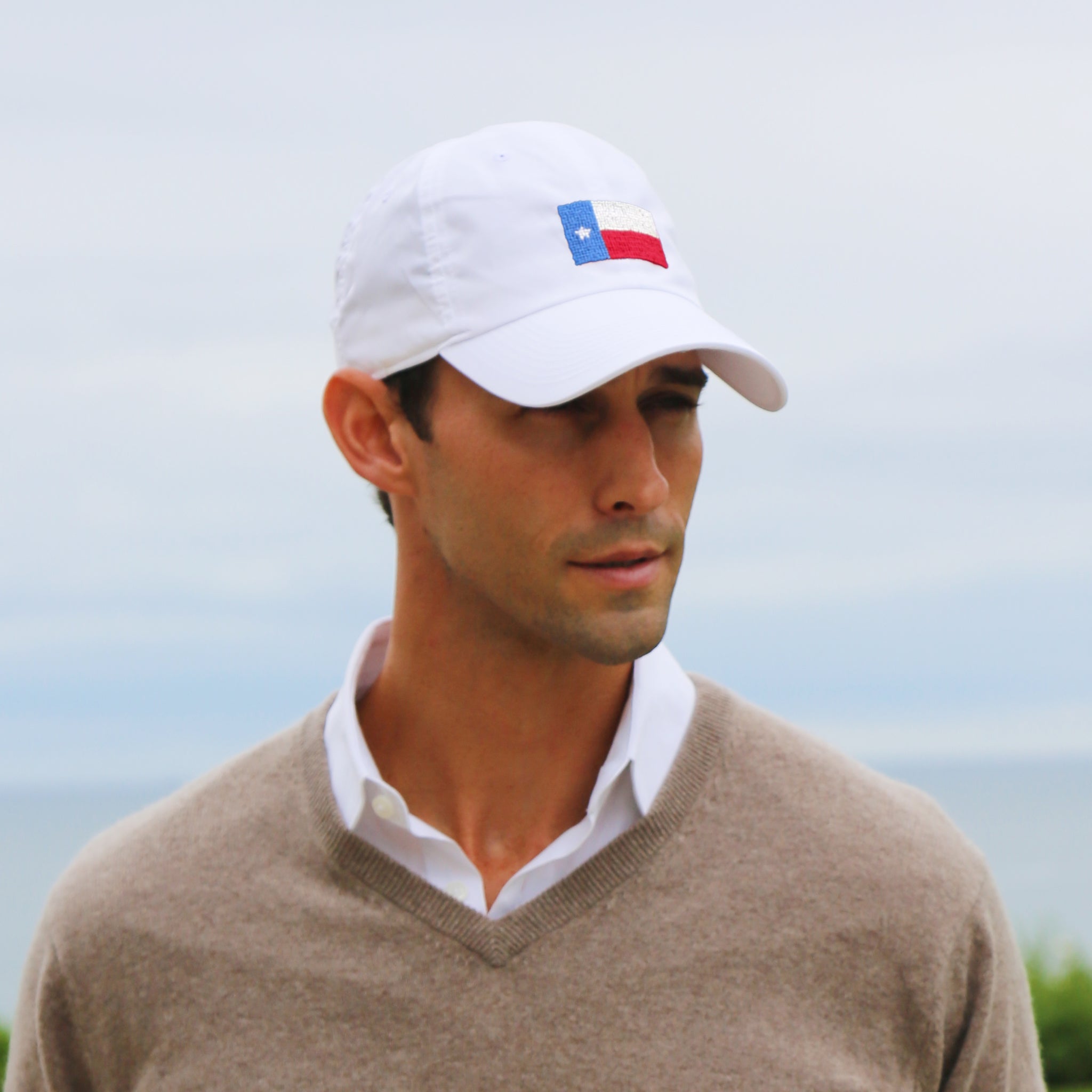 Texas Flag Performance Hat (White)