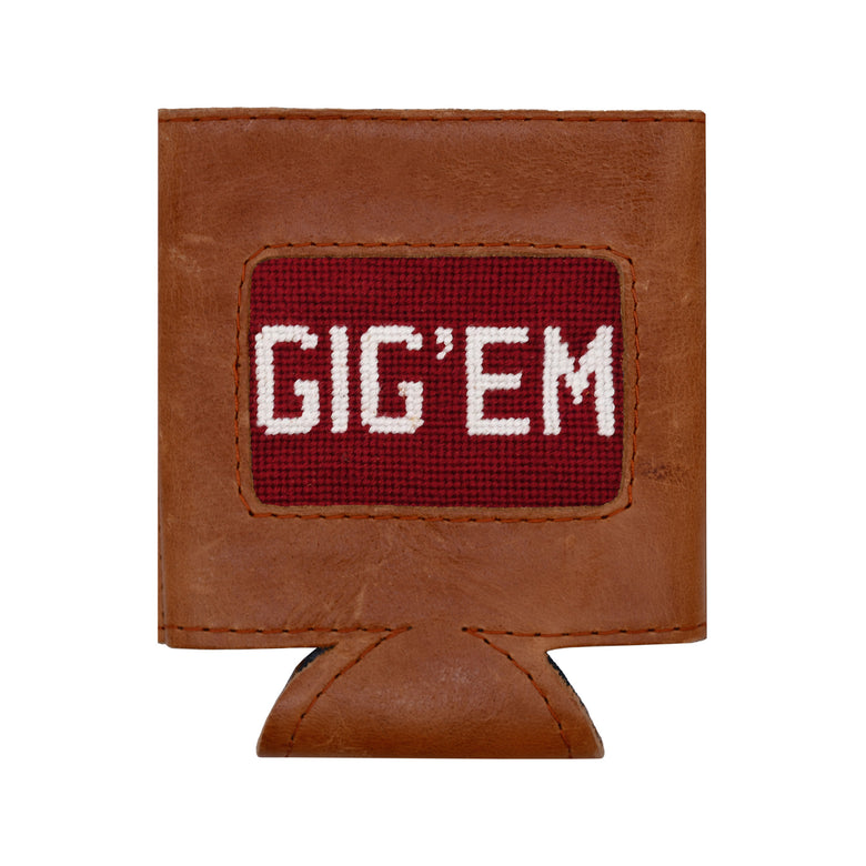 Texas A&M Gig 'Em Can Cooler (Maroon)